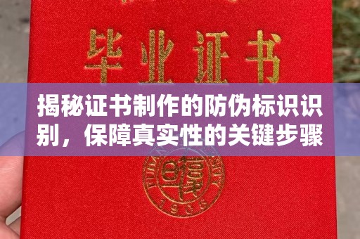 阜阳揭秘证书制作的防伪标识识别，保障真实性的关键步骤