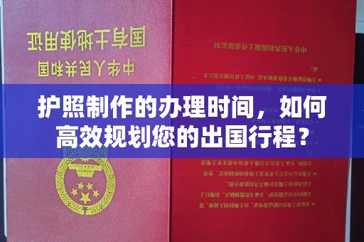 阜阳护照制作的办理时间，如何高效规划您的出国行程？
