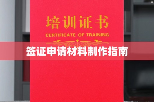 阜阳签证申请材料制作指南