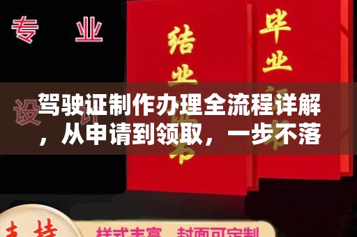 阜阳驾驶证制作办理全流程详解，从申请到领取，一步不落