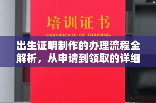 阜阳出生证明制作的办理流程全解析，从申请到领取的详细指南