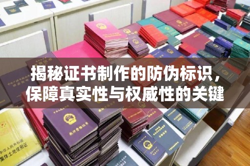 阜阳揭秘证书制作的防伪标识，保障真实性与权威性的关键